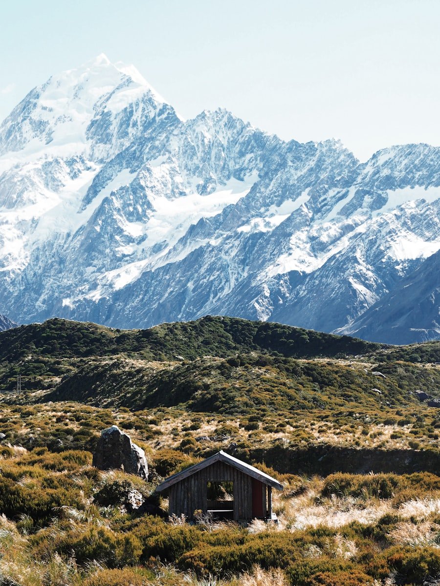 Aoraki / Mount Cook rising above the Hooker Valley